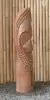 Artikelbild 2 des Artikels “Tiki-Polynesien-Statue aus Kokosnussholz, ca. 100cm hoch mit natur/transparenter Farbe, Ø ca.18-28 cm “